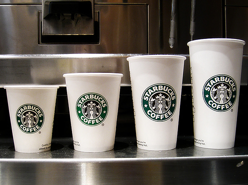 Starbucks Coffee Cup Cake. world-dominating Starbucks